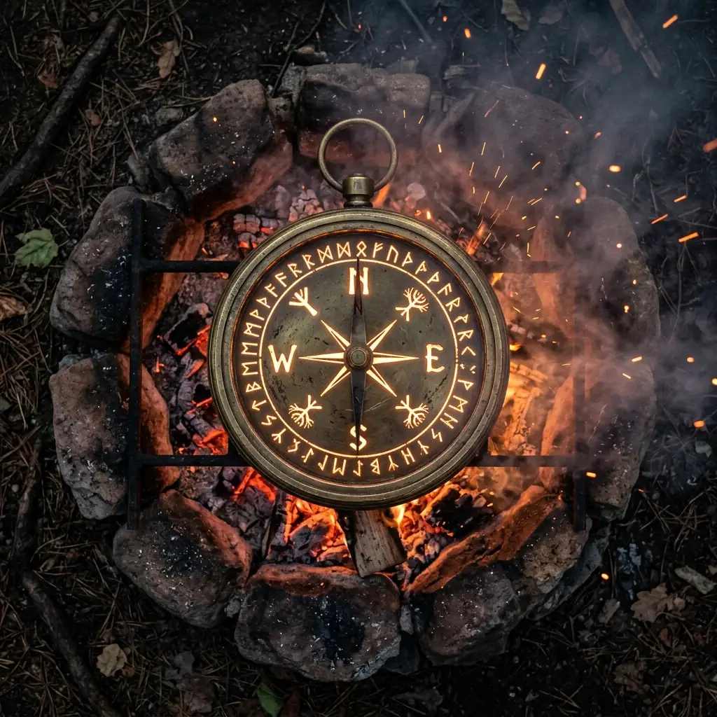 Campfire Compass Cover